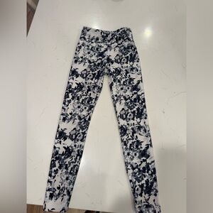 Balance Collection Black and White Floral Leggings